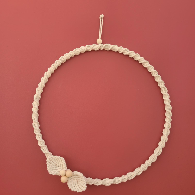 Couronne macramé 
