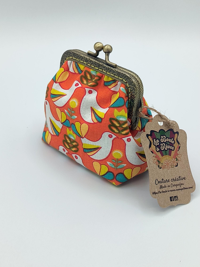 Porte-monnaie rétro 