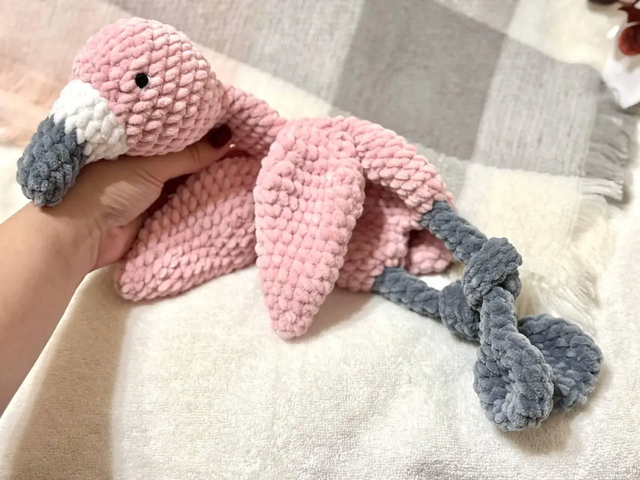 🦩 Doudou Flamant Rose fait main