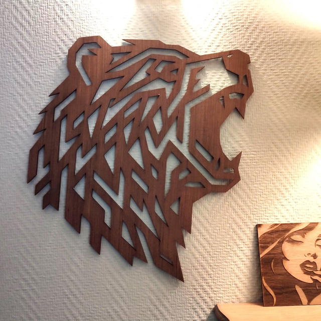 Décoration murale ours 