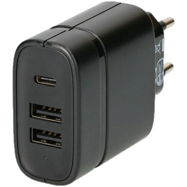 MH USB CHARGER 1x USB/2x USB A