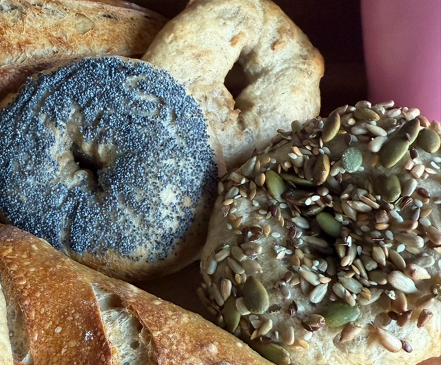 Plain Sourdough Bagels