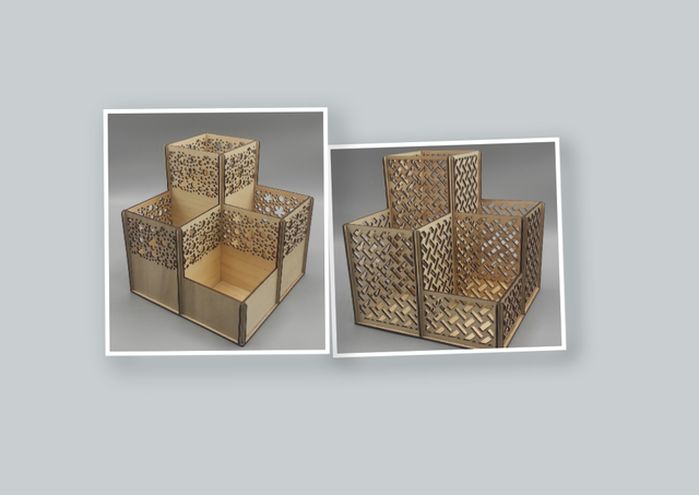 Pot à Crayons Multi-Cases