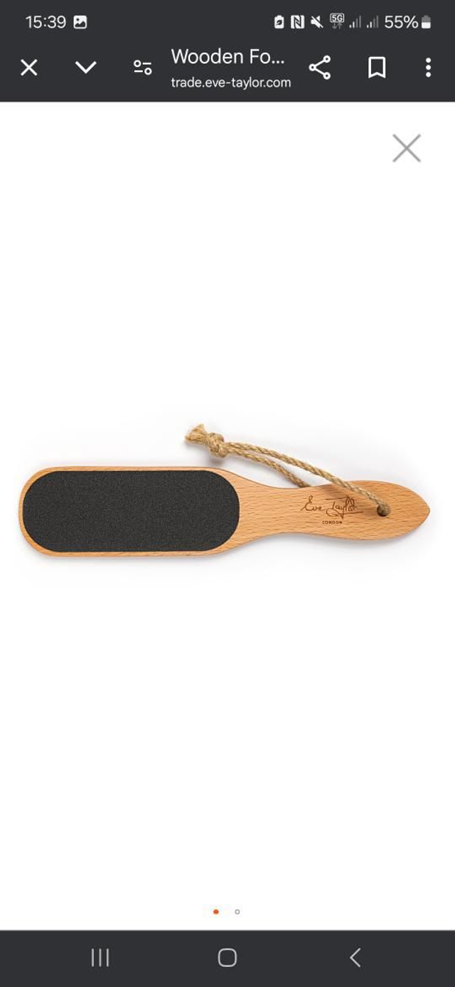 Eve Taylor wooden foot file