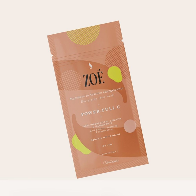Powerfull C – maschera a foglio illuminante Zoé