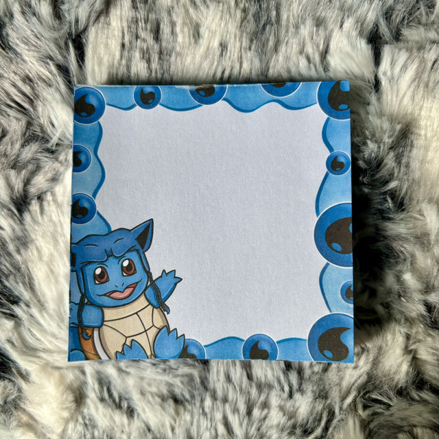 Squirtle Square Notepad
