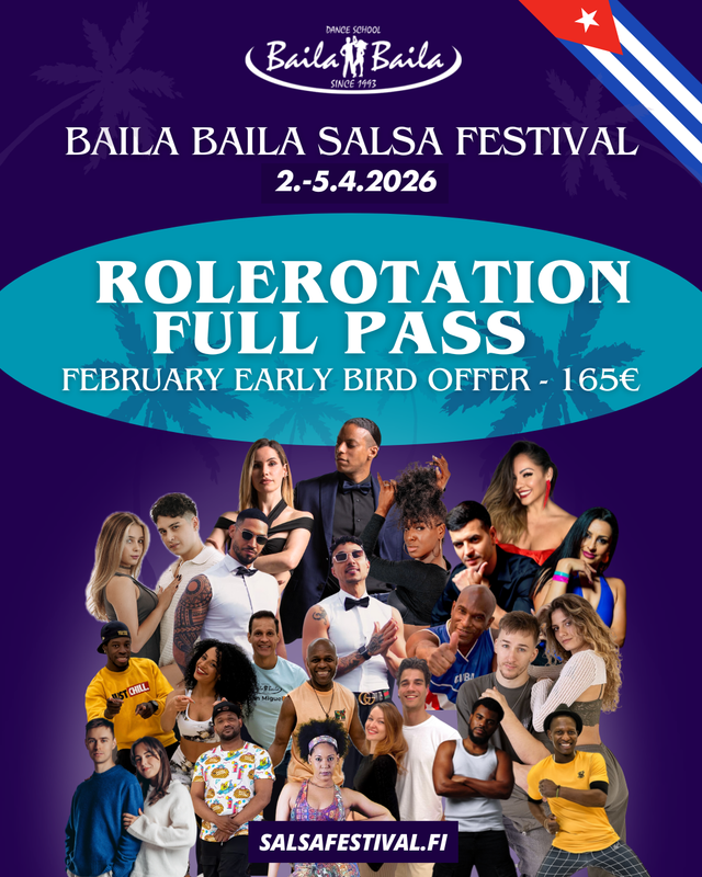Rolerotation Full Pass - 165€ (Incl. all interm./adv. workshops + all parties)