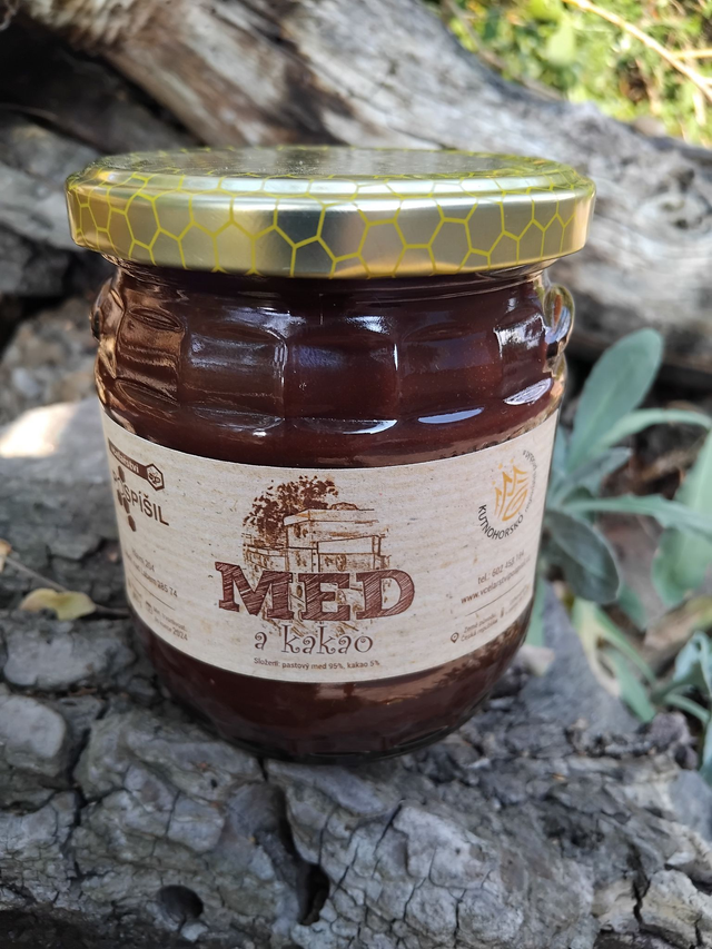 Med a kako - pastový med s kakaem 500g