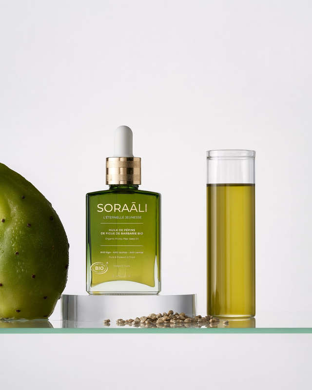 Huile de pépins de figue de barbarie bio Soraali 