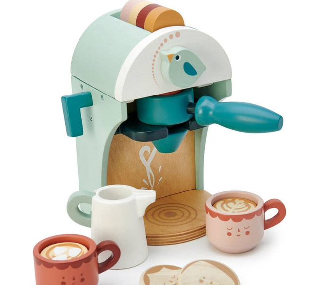 Wooden Babyccino Maker - Kids Toy Coffee Machine