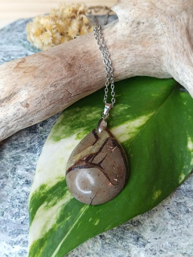 Pendentif Septaria 3,5x2,5cm