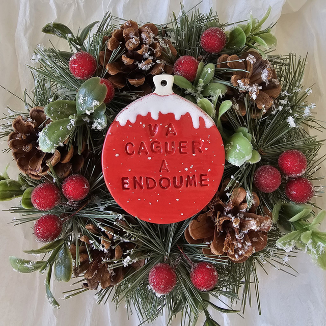 Boule de Noël VA CAGUER A ENDOUME