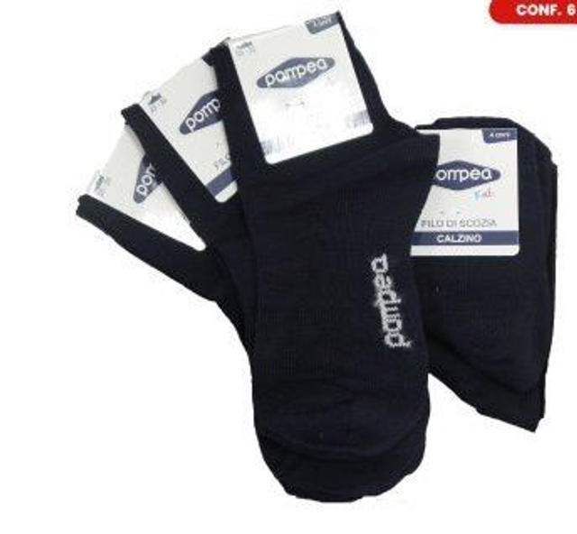CALZINO PIETRO CORTO POMPEA 6 pezzi