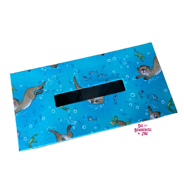 Kosmetiktücherbox „Otter“