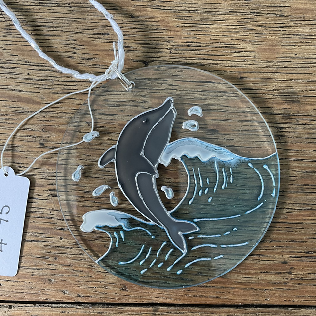 Dolphin Glass Hangers