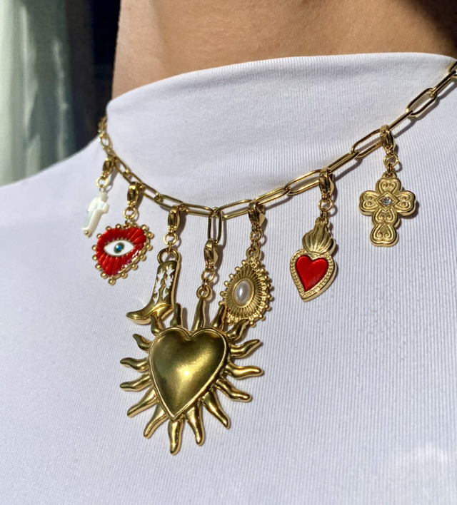 Collier charms Salsa