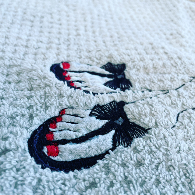 Draps De Bain avec broderie prénom 