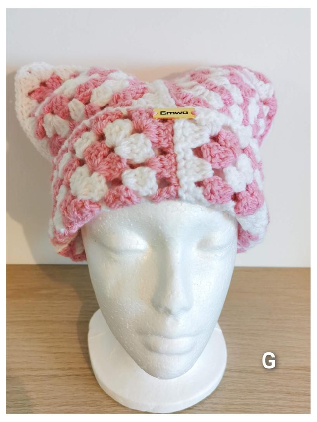 Bonnet - Tons Rose / Rouge