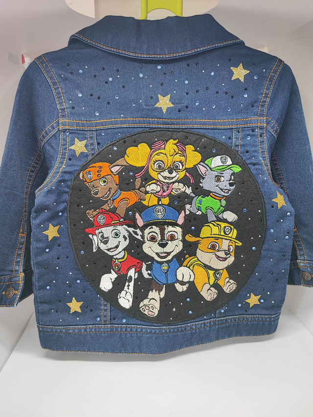 Veste en jeans personnalisé