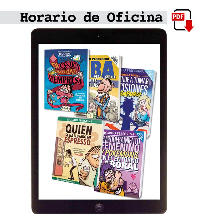 Horario de oficina. Formato digital.