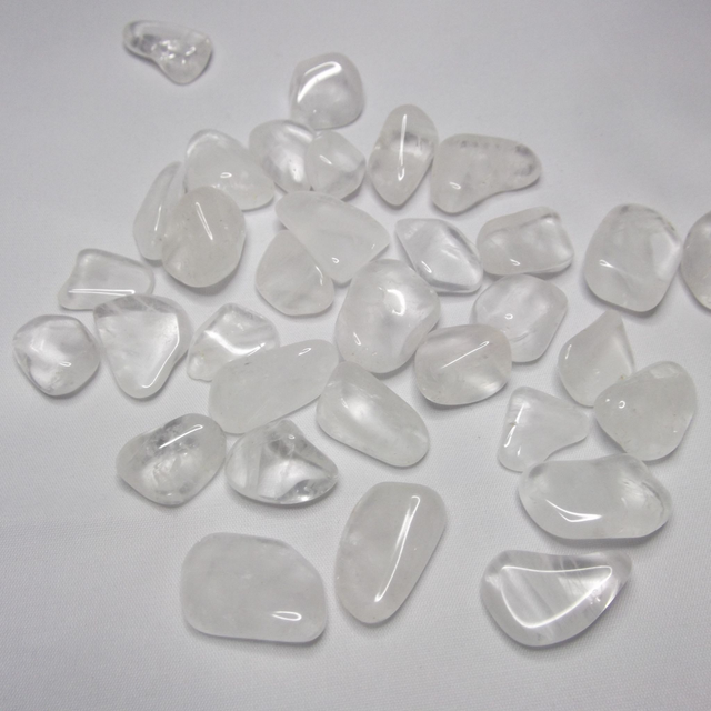 Ice quartz tumble stones
