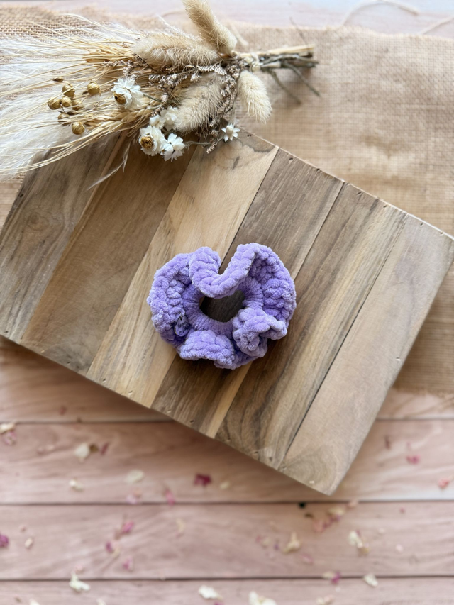 Chouchou tout doux lilas