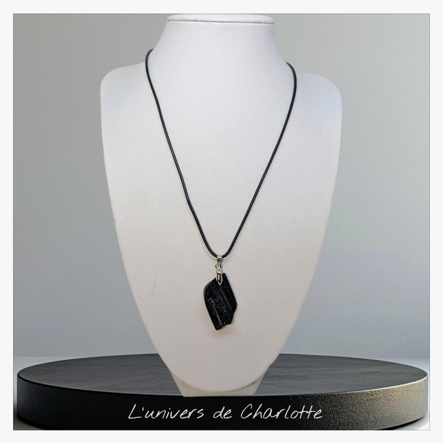 Pendentif "Tourmaline Schorl" PN-012