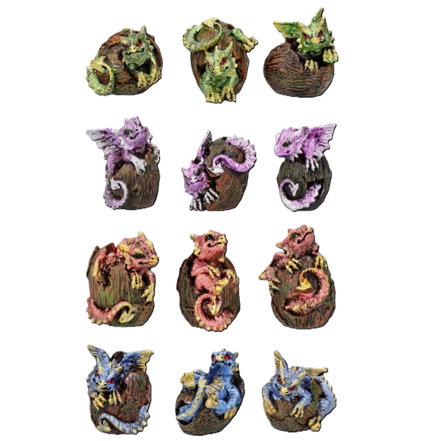 Dragon mini qui éclos (bois)