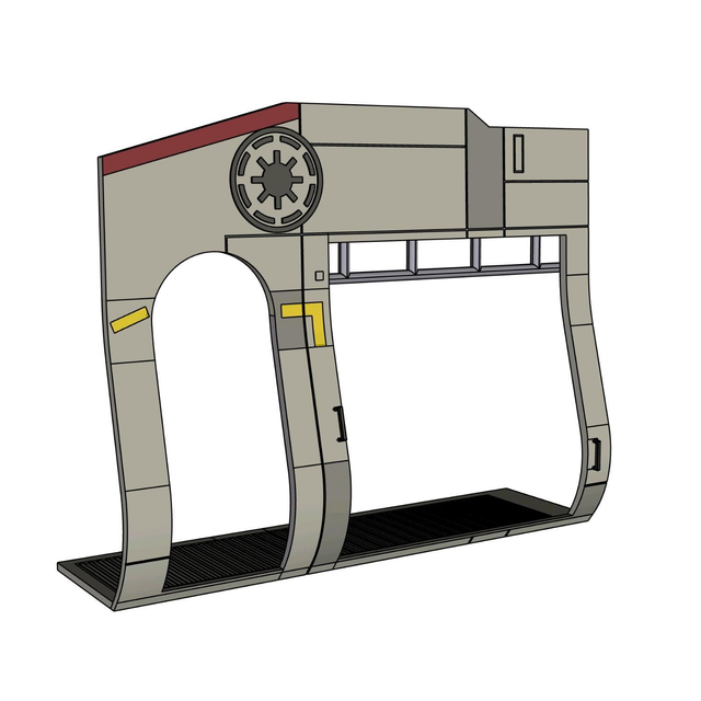 3d printed Gunship side panel