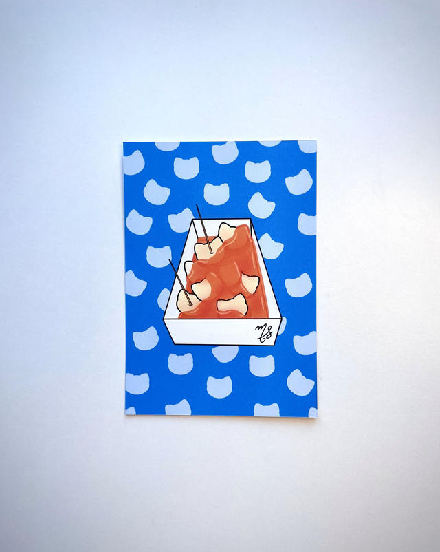 Illustration K-Food Tteokbokki Chat 