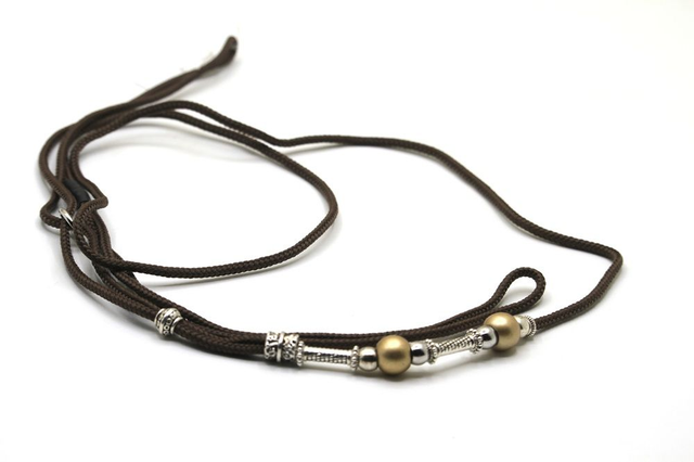 Laisse de présentation 3 mm marron