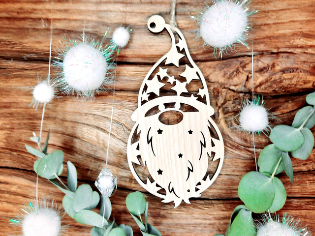 Boule de Noël en Frêne massif - Modèle 1