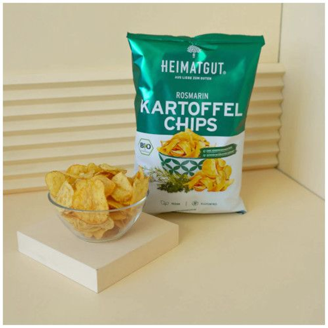 Heimatgut BIO Kartoffel Chips Rosmarin 125g