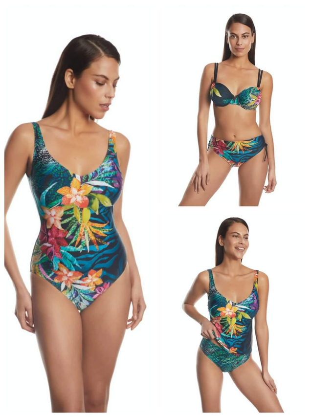 Bikini Ferretto Taglia 52C Floreale 