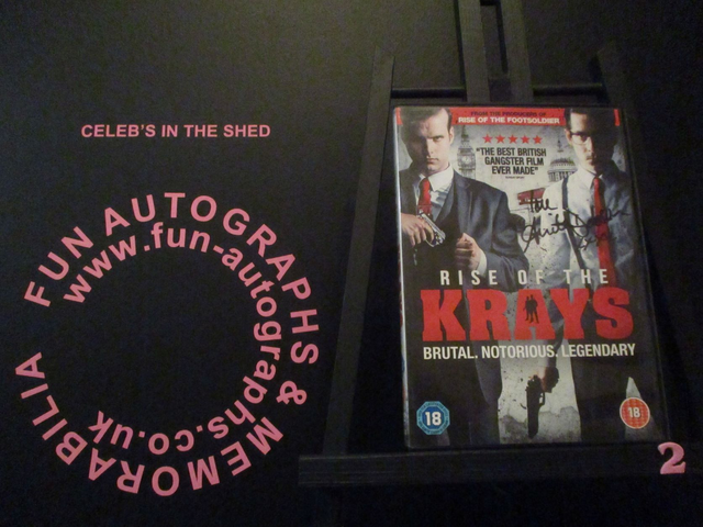 Anita Dobson - 'Rise Of The Krays' Authentic Autographed Dvd Cover (2)