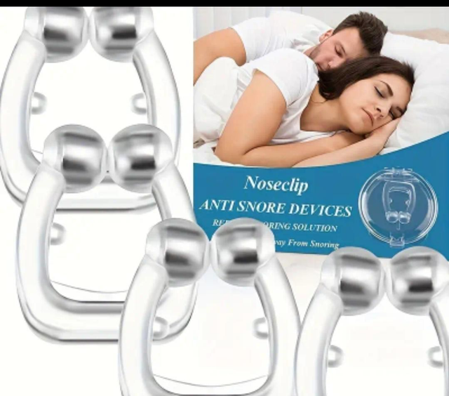 Silikon Magnet Anti-Schnarchen Und Anti-Schnarchen Nasenclip Schlaf Tablett...