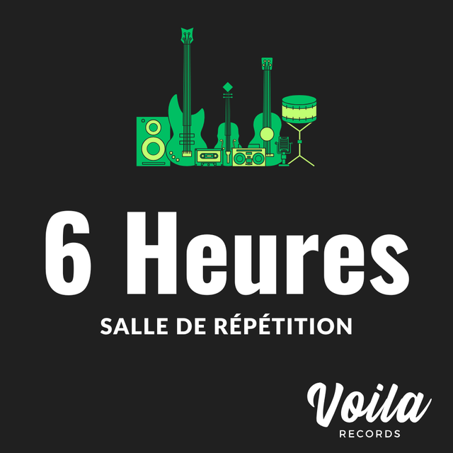 Salle de répétition - 6h