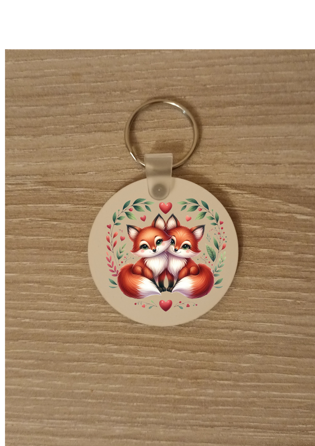 Porte clé renard 