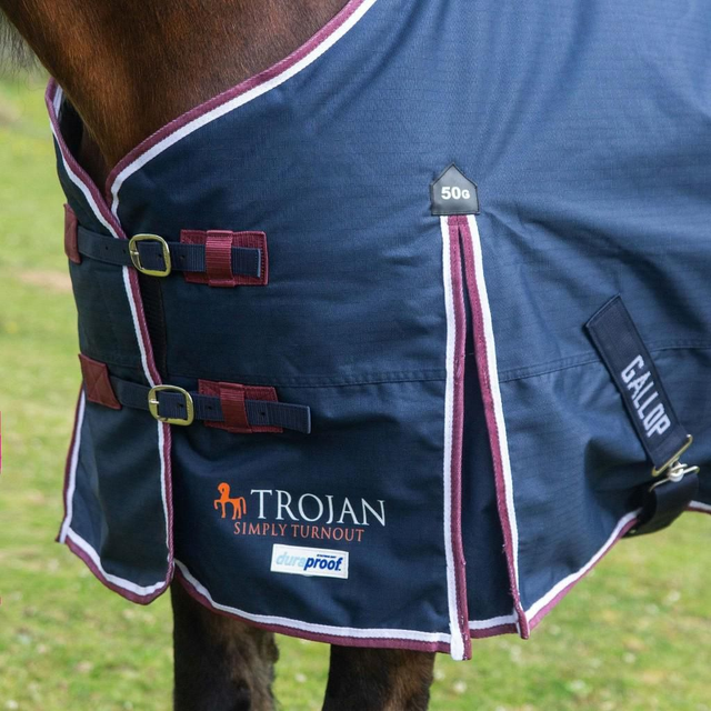 Gallop TROJAN 50g Duraproof 5-Point Standard Neck Turnout