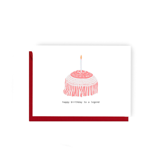 Teacake Legend - Illustrated Birthday Card   