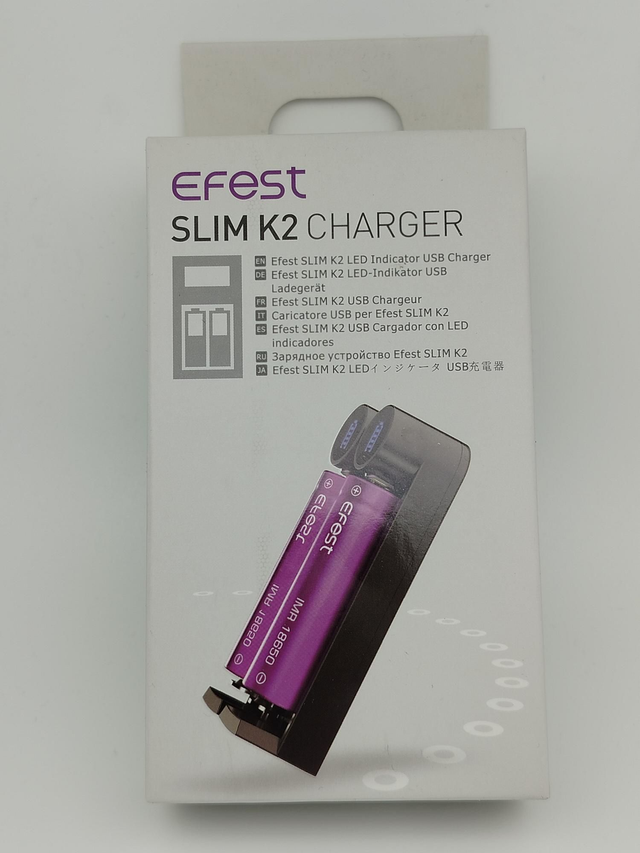 Cargador litio EFEST SLIM K2
