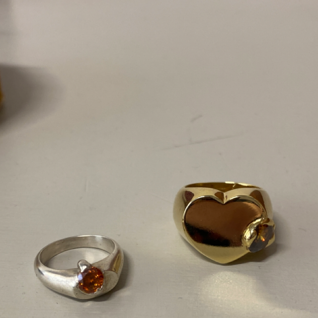 Bold Signet with Synthetic Stone