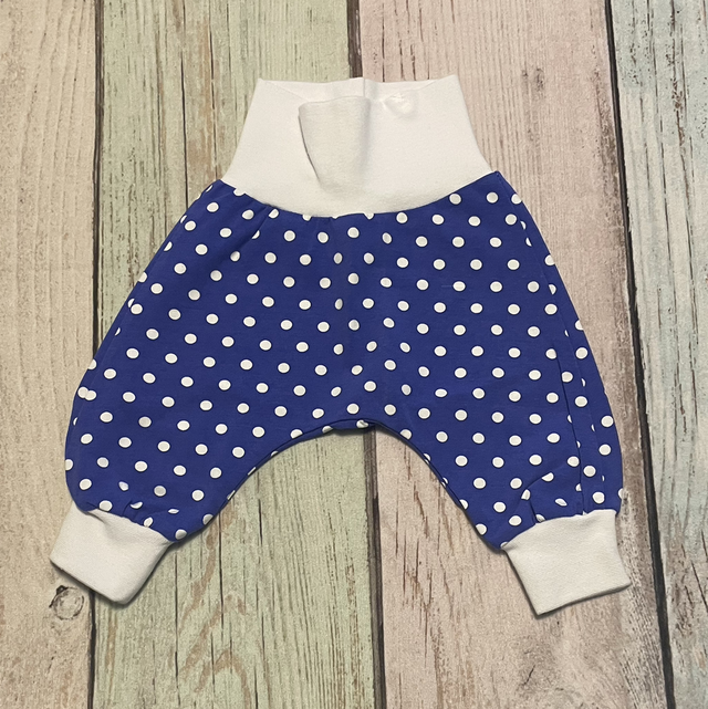 Checkerhose, Größe 50, Punkte blau