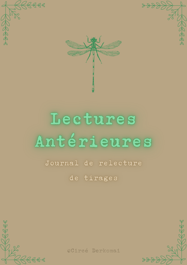 Livret des Lectures Antérieures