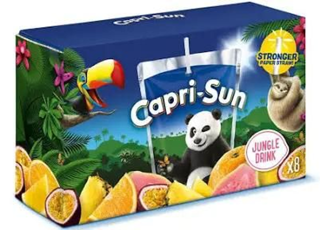 Capri Sun Jungle Drink 200ml X8 Pack