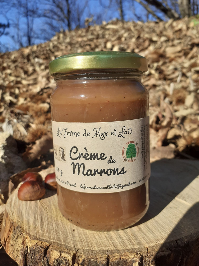 A ) Crème De marrons recette traditionelle 370g