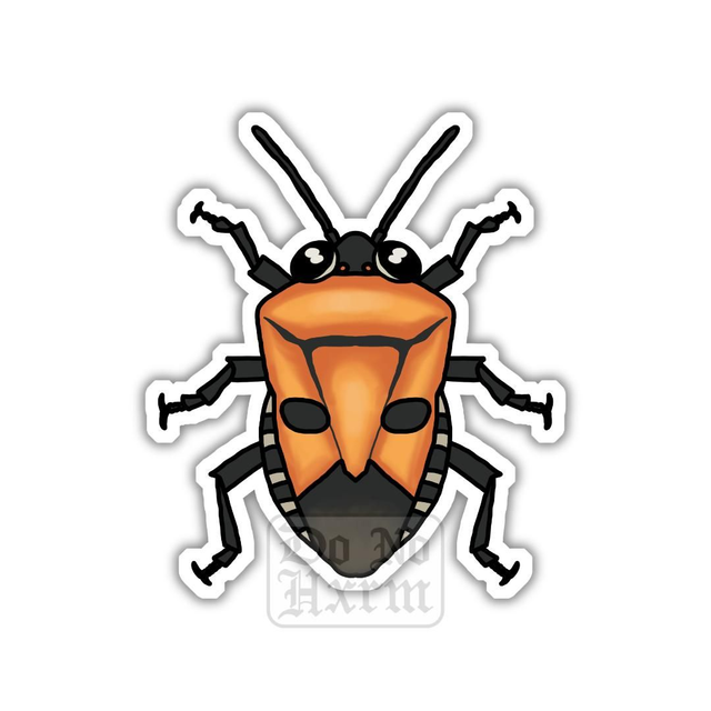 Man Faced Stink Bug Sticker
