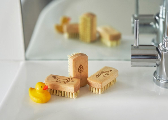 Small Natural Children's Nail Brush 