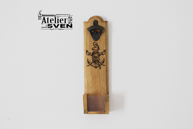 Décapsuleur Mural - Ancre Pirate