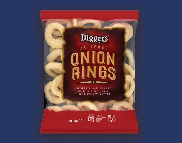 Battered Onion Rings 600g Bag